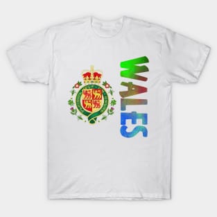 Wales Coat of Arms Design T-Shirt